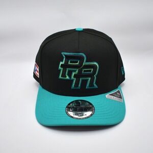 New Era 9FIFTY Puerto Rico Bioluminescent Bay A-Frame Snapback Hat Cap Black NWT